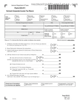 Printable Vt Co 411 Template